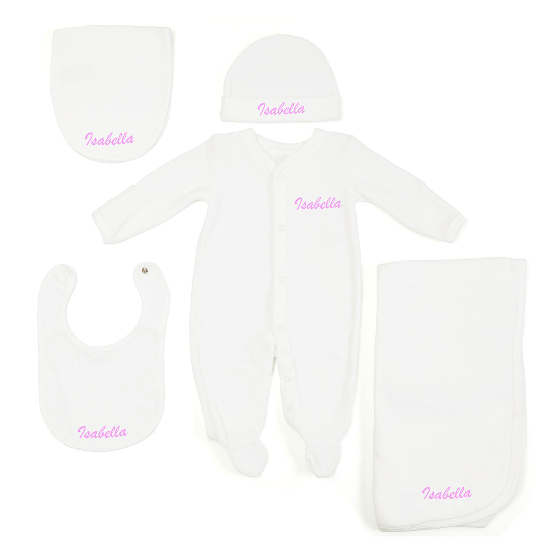 Set de Bienvenida Personalizado Capullos de Bebezone Blanco