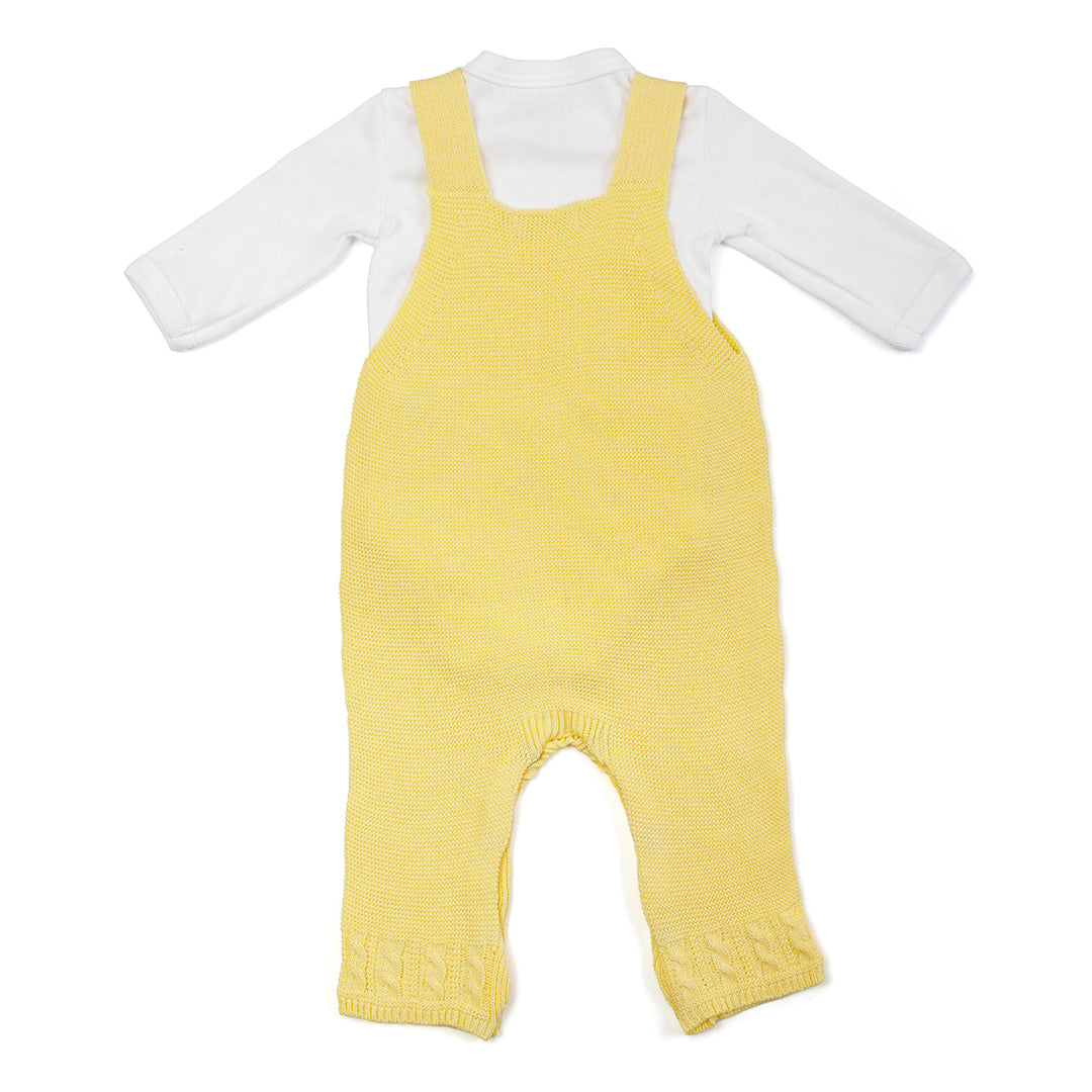 Set de Bienvenida Personalizado Capullos de Bebezone Tejido Amarillo