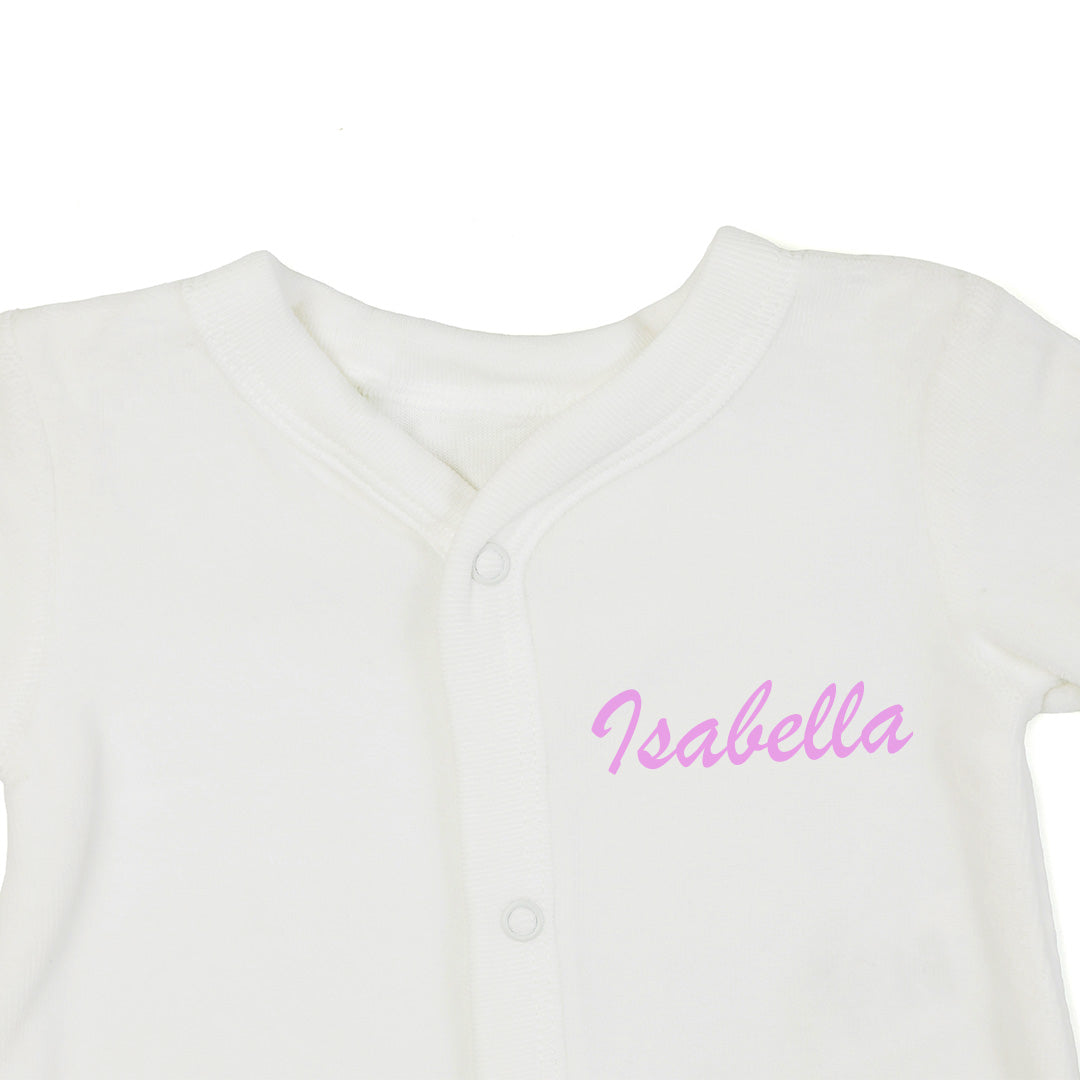 Set de Bienvenida Personalizado Capullos de Bebezone Blanco