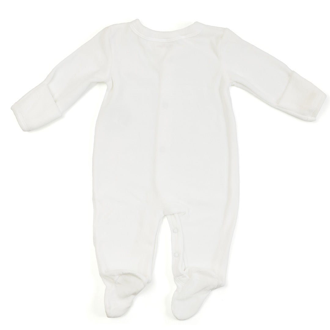 Set de Bienvenida Personalizado Capullos Blanco de Niña