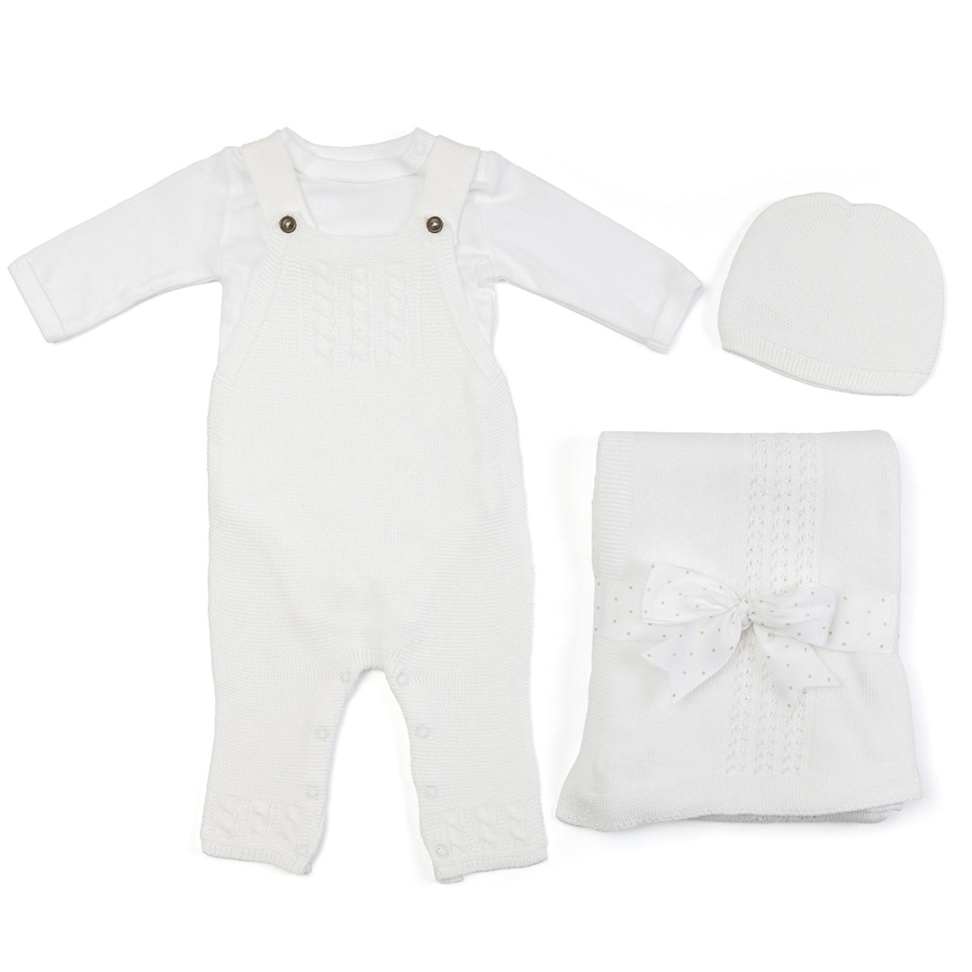 Set de Bienvenida Personalizado Capullos de Bebezone Tejido Blanco