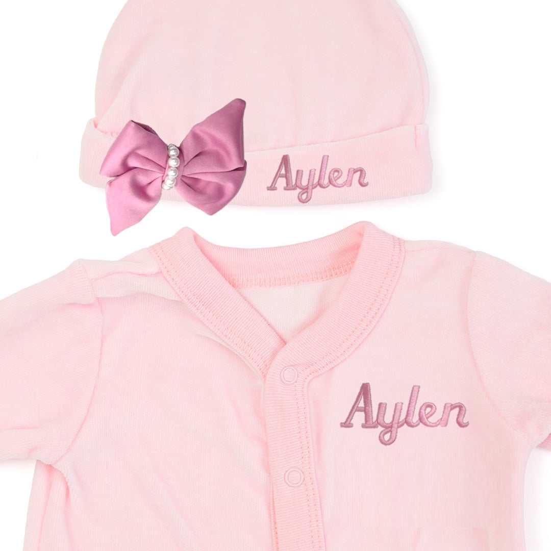 Set de Bienvenida Personalizado Capullos Rosa
