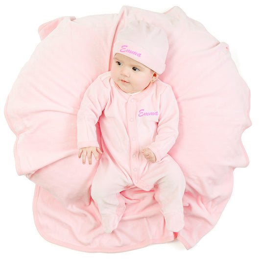 Set de Bienvenida Personalizado Capullos de Bebezone Rosa