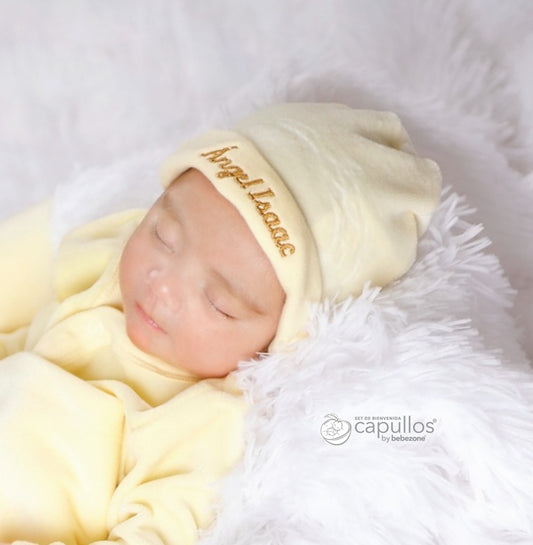 Set de Bienvenida Personalizado Capullos Amarillo Niño